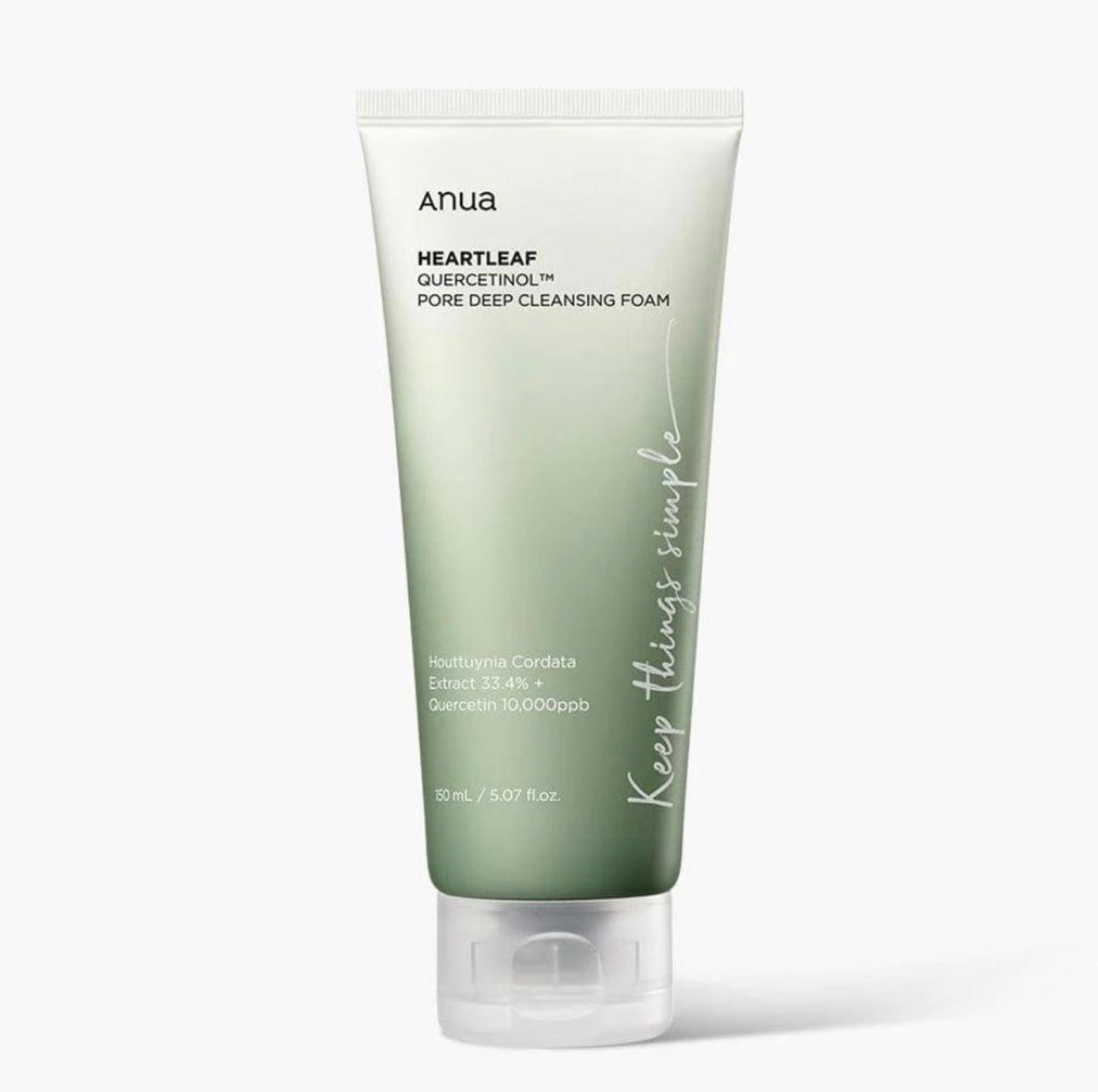 Heartleaf Quercetinol Pore Deep Cleansing Foam White 150ml