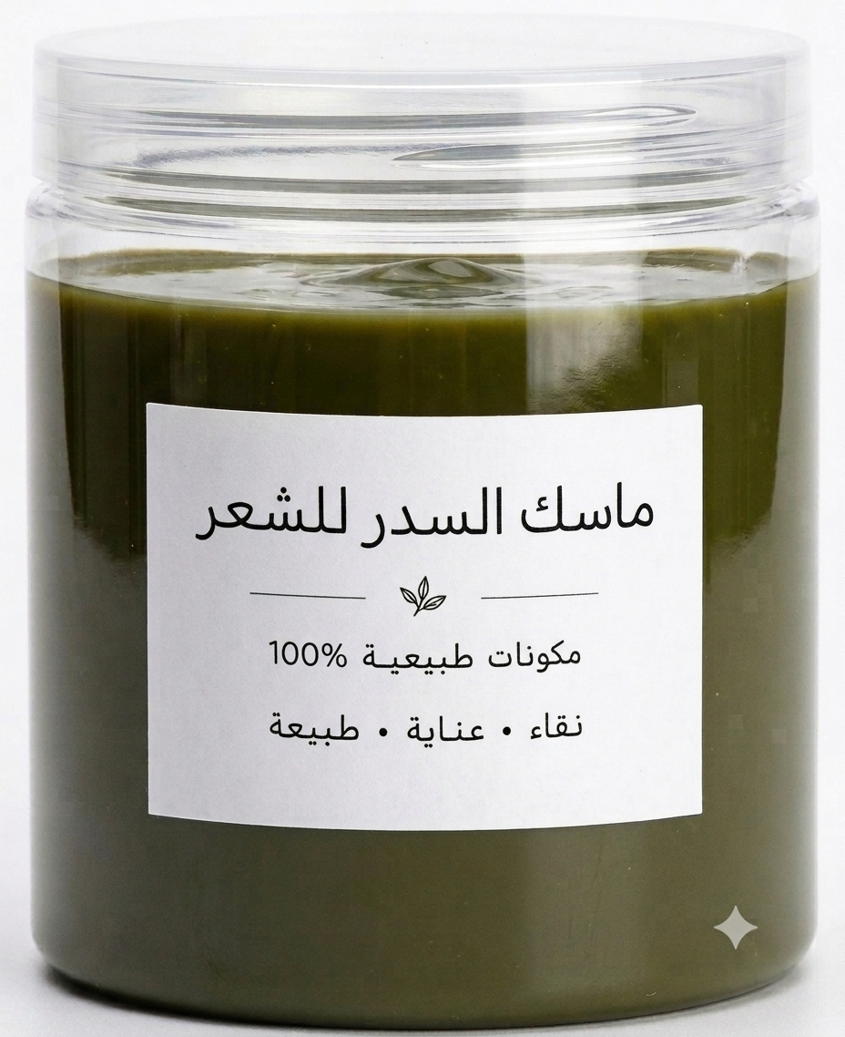 ماسك السدر الطبيعي للشعر